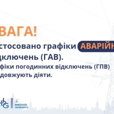 Ситуація з графіками відключень 24.01.2026